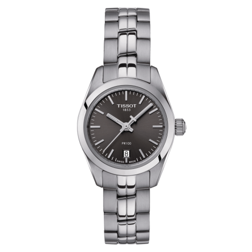 Tissot PR 100 Quartz 25 Stainless Steel / Grey / Bracelet